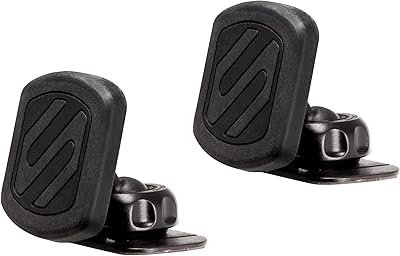 Magnetic support for mobile phone sccoochy Magic Mount, black (package of 2).. Experience shopping without limits at DIAYTAR NIGERIA, where affordability meets convenience in just days.