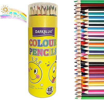 A set of triangular pencils composed of 48 colors in a circular box adapted to adults and children of professional quality to color and draw.. DIAYTAR NIGERIA brings the joy of affordable shopping to your fingertips with delivery in less than 8 days.