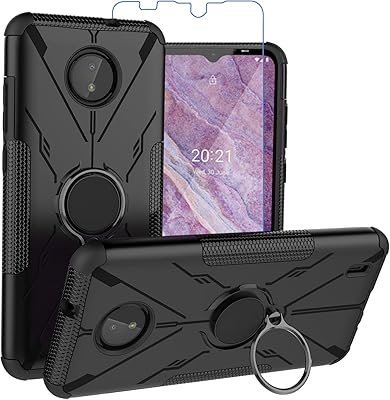 Nokia C20 case with screen protector Protective shell.. DIAYTAR NIGERIA transforms online retail with our affordable platform and dependable shipping service.