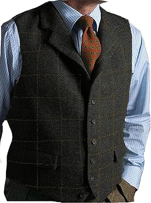 Decreemed costume vest for men's tiles, tweed adjusted vest for wedding boys.. DIAYTAR NIGERIA transforms online shopping with competitive prices and dependable nationwide delivery.