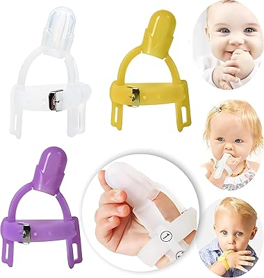 Baby thumb-protective protector, thumb plug, silicone-coated protective protector, adjustable downship protector for infants, 3 pieces (kastwave).. DIAYTAR NIGERIA: Your trusted partner for affordable online shopping with reliable delivery timeframes.