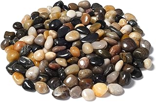 Royal Sapphire river pebbles for aquarium - polished natural decorative pebbles, small decorative pebbles, multicolored stones, for aquariums, landscaping and filling of vases, 2 lb.. Your complete marketplace solution, DIAYTAR NIGERIA offers unbeatable value with delivery within the week.