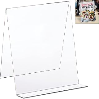 Books support Relax Days 10027277, support for acrylic kitchen book, DIN A4, support, sustainable, table display, 24 x 20 cm, transparent, 1 piece.. DIAYTAR NIGERIA makes quality accessible with low prices and reliable 5-8 day nationwide delivery.