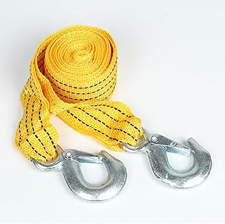 4m3t car towing strap, robust towing rope with PP steel hooks for emergency trailer trucks.. Join the movement — fast, affordable shopping only at DIAYTAR Nigeria.