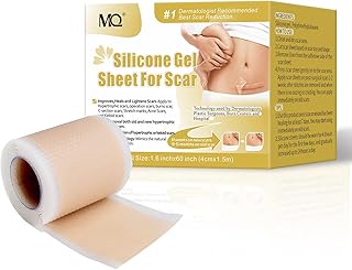 Silicone scar paper [1,6 "x 60"], reusable professional adhesive tape, rapid and effective elimination papers for acne, chélooids, burns, cesarean section.. DIAYTAR NIGERIA stands as your affordable shopping ally with nationwide delivery in just 5-8 days.
