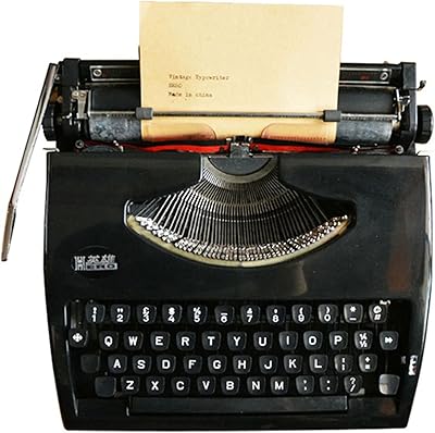Vintage manual manual machine, vintage creative type type type, practical interior decoration of vintage inspiration, free writing, ideal for lettering, creative writing, craftsmanship.. Navigate through thousands of products at pocket-friendly prices with DIAYTAR NIGERIA's easy-to-use platform.