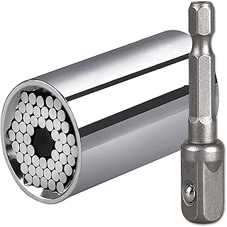 The White Shop Tool Box with Ultra Universal Paths For Men - Men's gift box set with Electric Drill Adapter Excellent Birthday Gift Tools for Dad Papa Mari/9-21 mm.. Experience the DIAYTAR difference with our vast product selection and delivery within 5-8 days.