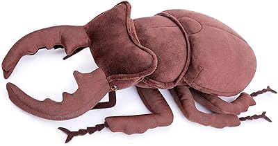 Baby Frankiezhou Realistic plush toy in the shape of a beetle, super soft and adorable, animal figurine in a plush, very realistic decorations for home, children's pillow gifts for all occasions and all ages.. DIAYTAR NIGERIA revolutionizes online shopping with competitive prices and reliable 5-8 day delivery.
