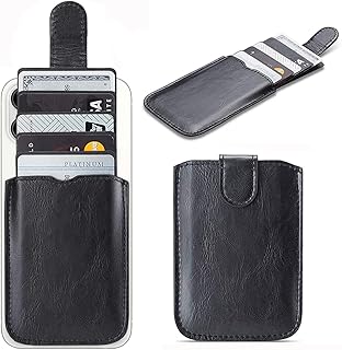 RFID phone card holder in leather for back leather adhesive.. Your complete shopping solution, DIAYTAR NIGERIA offers extensive choice with competitive prices and delivery.