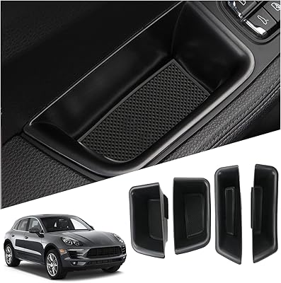 Car door side storage box for Porsche Macan 2015 + plastic accessories.. Order today, receive in days — DIAYTAR Nigeria makes it possible.