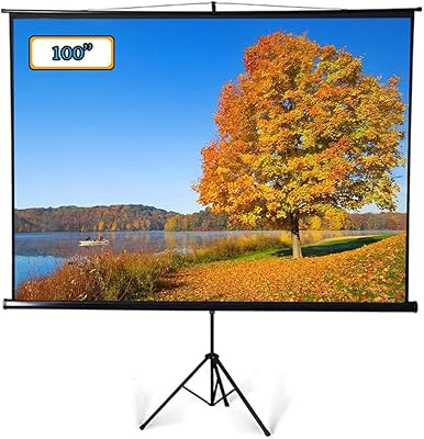 Beauty 4: 3 portable projector screen, Film projector and exterior cinema (100 inches).. Shop across boundaries with DIAYTAR NIGERIA's comprehensive catalog delivered nationwide at budget rates.