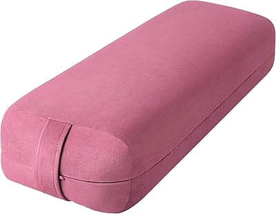 Yoga meditation pillow, Legisal rest pillow for restorative yoga, rectangular yoga rest with soft plush and machine washable cover with handle with handle.. Nigeria shops with DIAYTAR — wide selection, fast shipping, and great value.
