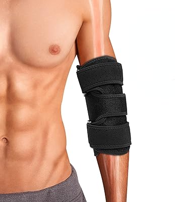 Elbow tendinitis and tennis elbow orthosis, elbow zipper for cubital tunnel syndrome and cubital nerve, metal forearms to help sleep and relieve pain at night.. DIAYTAR Nigeria: Where affordability meets speed and quality.