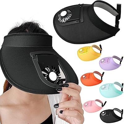2-in-1 sun visor hat with integrated fan, portable cooling fan adjustable with 3 temperature modes for women traveling upf 50+.. Browse endless categories on DIAYTAR Nigeria — your items delivered in just days.