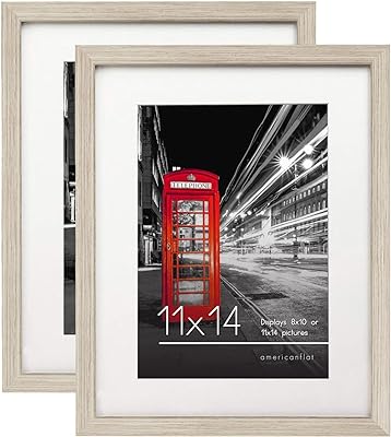 American flat photo frame in driftwood 11 x 14 with glass.. DIAYTAR NIGERIA: Making quality products accessible to all Nigerians at affordable prices.