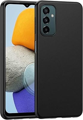 Small flexible silicone rear protective shell and heat resistant polyurethane for Samsung Galaxy M23 5G, matt black.. Experience satisfaction guaranteed with DIAYTAR NIGERIA's comprehensive platform and quick delivery.