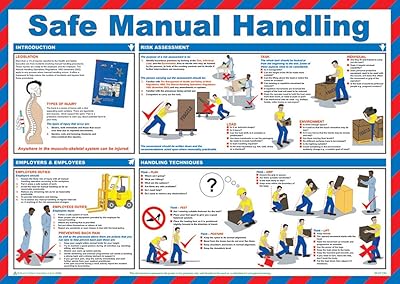 Sure manual handling poster for safety first aid groups - Envelope (A2).. DIAYTAR NIGERIA connects desire with fulfillment through our affordable e-commerce platform.