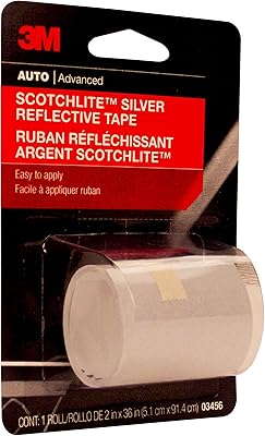 Silver Silver Scotchite 3m, 03456, 2 "x 36", 1 roll.. DIAYTAR NIGERIA: The marketplace that brings affordable products to every Nigerian home in under 8 days.