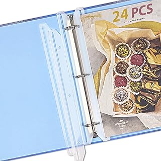 24 3-hole perforated referral holder, magazine organizer, 3 insertion strips for rings binder, translucent white.. Discover shopping made effortless with DIAYTAR NIGERIA's comprehensive platform and quick shipping.