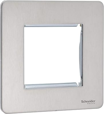 Flat plaque without screws Schneider Electric Ultimate - Double Euro GU8460SS modular plate, stainless steel, pack of 5.. DIAYTAR NIGERIA: Where shopping is easy, prices are low, and delivery is just days away.