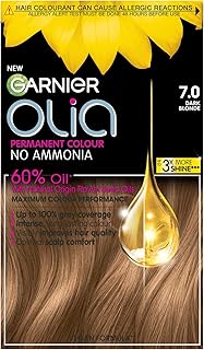 Permanent dyeing Garnier olia dark blonde 7.0, 100 % gray hair cover, visibly improved hair quality, 3x shine, ammonia and 60 % oil formula.. DIAYTAR NIGERIA: Transforming how Nigerians shop with our vast selection and nationwide delivery.