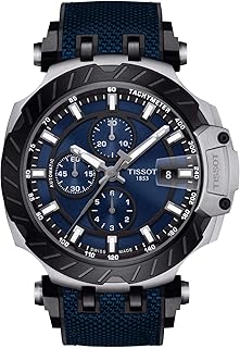 Chronograph watch with black bracelet for men - T115.427.27.041.00, black, size 45, chronograph.. Affordable convenience is here — shop DIAYTAR Nigeria today.
