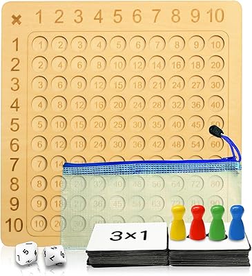 Wooden multiplication board game, Irby Montessori Times Math Maths and Numbers board games, a preschool multiplication board game.. Unlock endless possibilities with DIAYTAR NIGERIA's affordable marketplace and reliable delivery service.