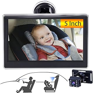 Baby Car Mirror Comiz 1080p HD with camera mirror and monitor.. DIAYTAR NIGERIA: Putting quality products within reach of every Nigerian through our affordable marketplace.