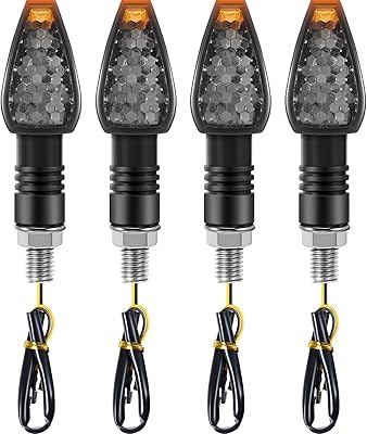 Motorcycle indicators, 4 -rooms 12V Universal LED Motorcycle indicator lighting light mini mini leg lights in the shape of a front and rear motorcycle lights.. Shop with confidence at DIAYTAR NIGERIA, Nigeria's premier affordable e-commerce platform.
