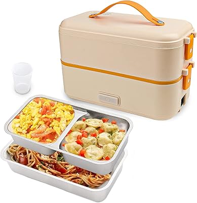 Self-cooking electric lunch box, mini 2-layer rice cooker, steam lunch box for the house, office, school, travel, raw food kitchen.. Experience the future of online shopping with DIAYTAR NIGERIA's extensive product range and competitive pricing.