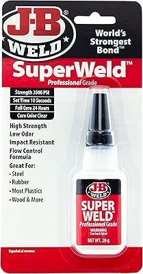 J-b weld super weld 33120h - colle super transparente - 20g.. DIAYTAR NIGERIA revolutionizes online shopping with competitive prices and reliable 5-8 day delivery.