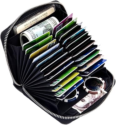 True leather zipper credit card wallet with blockage.. DIAYTAR NIGERIA: Redefining e-commerce with affordable prices and reliable nationwide shipping.