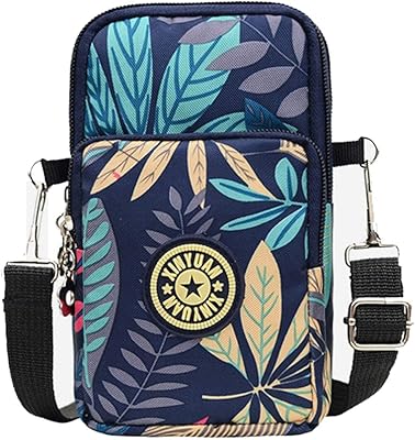 Small multifunction strap bag waterproof 3 -layer for girls, mobile wallet wallet for 6.5 inch smartphones for cards, makeup, keys and silver.. DIAYTAR NIGERIA delivers more than products - we deliver affordable solutions within days.