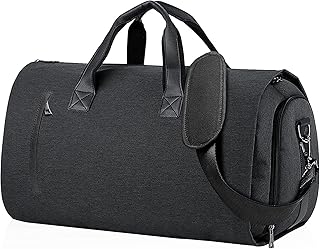 Portable travel clothing bags for men and women, Large Convertible Sports Bag with 2 in 1 shoe shoulder and shoe pocket, 2 in 1 suspended travel bag, Costume bag, weekend bag, black, black.. DIAYTAR NIGERIA: Where smart shoppers find everything they need at prices they can afford.