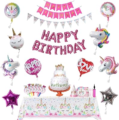 Unicorn party supplies, decorations, gifts for girls, unicorn birthday packs, birthday party decoration.. DIAYTAR NIGERIA: Your affordable gateway to thousands of products delivered promptly nationwide.