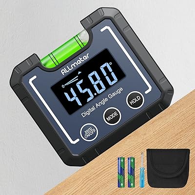 Magnetic digital inclinometer, 0-360 degree digital angle degree (4 x 90 degrees) Retro backlit LCD screen goes with Magnetic V-shaped V-shaped base, Digital Bulle Bulle Bulle Beveled Box, Construction, House.. DIAYTAR NIGERIA: The marketplace that brings affordable products to every Nigerian home in under 8 days.
