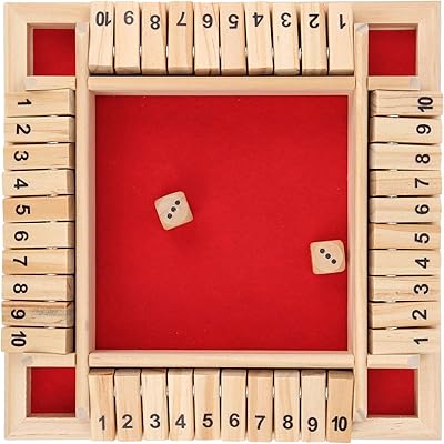 Dice game in box, wooden board game, improves basic social skills for the KTV party at home bar.. Everything you need is just a click away with DIAYTAR Nigeria — shop now and receive your order in days.