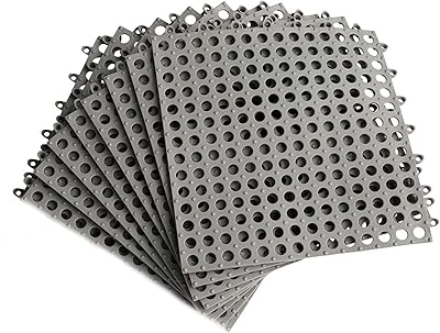 8 pieces 30x30cm Locking tiles in non-slip rubber bathroom tile waterproof carpet modular locking carpet for swimming pool, balcony, bathroom, kitchen, etc. - Gray suction cup model.. Why waste time in traffic when you can shop online at DIAYTAR Nigeria? Enjoy convenience, unbeatable prices, and prompt delivery anywhere in Nigeria.