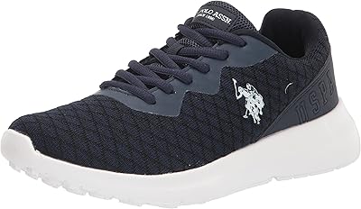 USA Polo Assn. Decreeed men's lace lace sneakers, active sports shoes, comfortable fashionable walking shoes.. DIAYTAR NIGERIA makes quality accessible with low prices and reliable 5-8 day nationwide delivery.