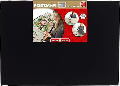 Jumbo Puzzle Mates Standard Portable Puzzle 1000 Pieces, Puzzle Accessory, Black.. Your shopping journey simplified with DIAYTAR NIGERIA's vast selection and budget-friendly shipping.