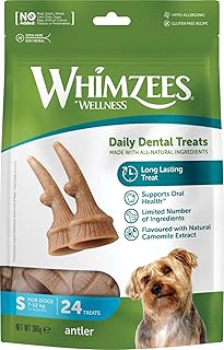 Natural daily treats to chew Wamziz for small dogs by Antler, 24 pieces.. Enjoy deals you can’t resist and delivery you can trust — DIAYTAR Nigeria.