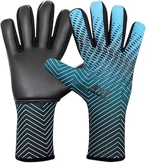 Pair of Nivea Force football goalkeeper gloves (blue/black).. DIAYTAR NIGERIA redefines convenience with our diverse marketplace and affordable nationwide shipping.