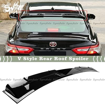 Toyota Camry 2018-2021 shiny scion for the Toyota Camry in shiny black, in the shape of a V.. DIAYTAR NIGERIA: Where every Nigerian finds affordable products delivered within the week.