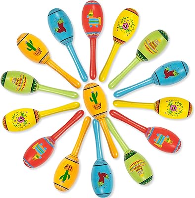 15 pieces of Mexican party gifts, mini wooden maracas for children, Mexican celebration theme, birthday, prenatal party, cincco of Mayo taco, Tuesday gift bag, Valentine's Day gifts.. Your new favorite way to shop online — DIAYTAR Nigeria.