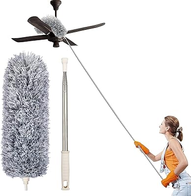 Homarket Cleaning feather for high ceiling fan, microfiber plume with telescopic extension from 30 "to 110", long extendable feather for home and car furniture.. From essentials to electronics, DIAYTAR Nigeria ships your order in no time.