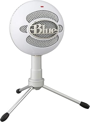 Microphone USB Blue Snowball ECI for PC, Mac, Games, Recording and Podcasting with Cardioid Capper Capsule, Office Support and Adjustable Plug and Play cable - White.. DIAYTAR NIGERIA delivers happiness in 5-8 days with our affordable and diverse product range.
