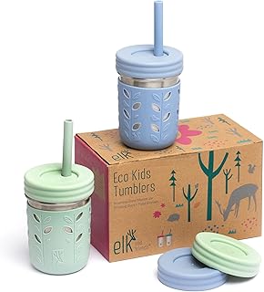 Elk & Friends stainless steel cups | 10 oz mason jar | Cups for babies and toddlers with silicone cover and silicone straws with traffic jams | Children's cups, Smoothie cups.. DIAYTAR NIGERIA: Bringing affordable shopping solutions with a diverse product catalog delivered nationwide.