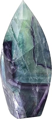 Gic Gym Crystal of Natural Healing Crystal Crystal Large Arc-en-ciel on 4 sides Precious stone of fluorite energy for the decoration of the house 1-1.7 pounds.. Shop with confidence at DIAYTAR NIGERIA, enjoying competitive prices and delivery within 8 days.