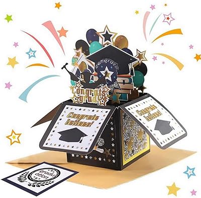 3D Pop-Up Greeting Card Skido Diploma with Doctor and Star Ball Hat to decorate the University Masters and Doctorate Card.. DIAYTAR NIGERIA makes every shopping desire a reality with affordable prices and delivery in 5-8 days.