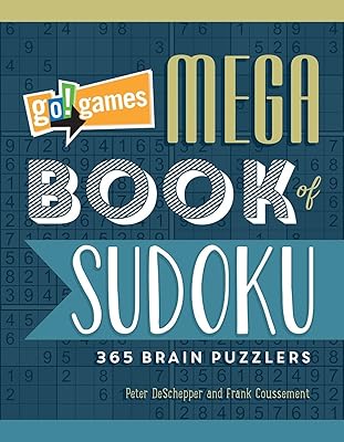 Go! Games Mega Book of Sudoku: 365 puzzles.. DIAYTAR NIGERIA: Bringing affordable shopping solutions with a diverse product catalog delivered nationwide.